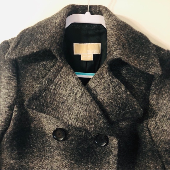 Michael Kors Wool-Blend Pea Coat - Picture 6 of 7